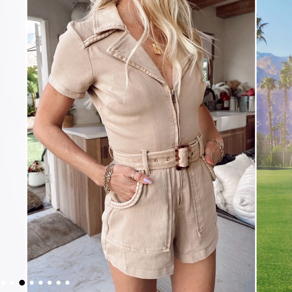 Show Me Your Mumu Outlaw Romper - Tanline